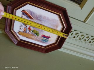 Antiguo cuadro al óleo