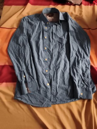 Camisa El Ganso Talla M Cuadros Azul
