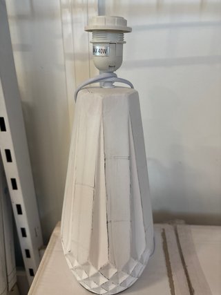 Lámpara de mesa cerámica sin pantalla