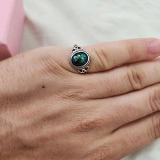 Anillo Plata Ópalo Celta