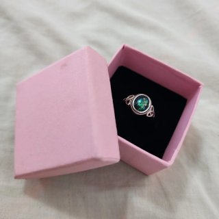 Anillo Plata Ópalo Celta