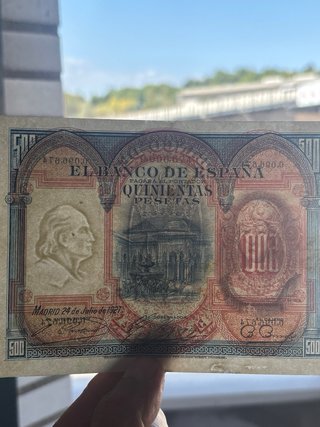 Billete 500 Pesetas Banco de España 1927