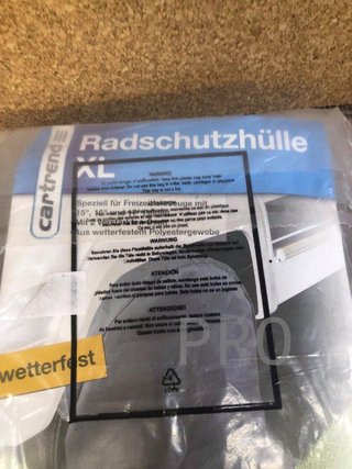 Funda Protectora Ruedas Caravana Gris