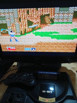 Sega Mega Drive 16-BIT Negra