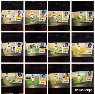 Lote cromos fútbol antiguos elche 73-74