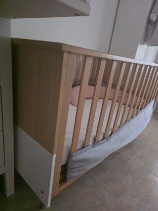 Cuna convertible madera