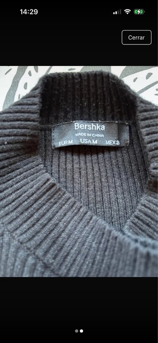 Jersey corto negro