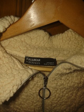 Sudadera beige mujer talla única