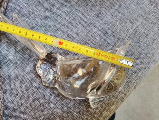 Coniglio cristallo portaoggetti/svuotatasche