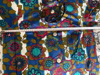 Vestido bata vintage floral
