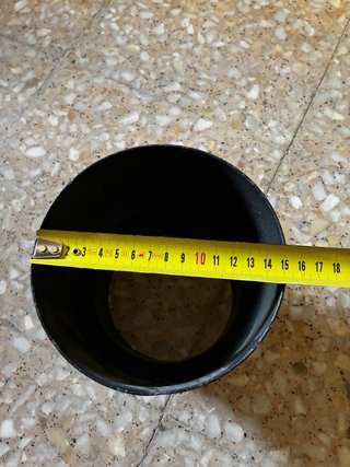 Adaptador tubo chimenea estufa leña