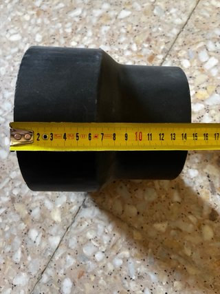 Adaptador tubo chimenea estufa leña