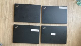 LOTE 4 PORTÁTILES LENOVO THINKPAD