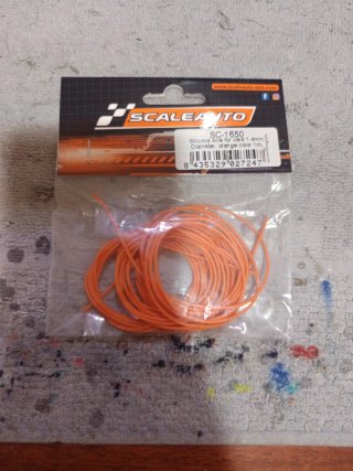 Cable Silicona 1.4 mm Naranja PRECIO POR METRO 2'5