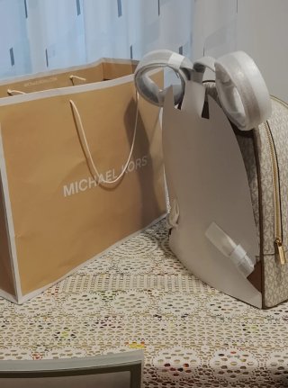 Zaino Michael Kors Beige/Oro Lusso