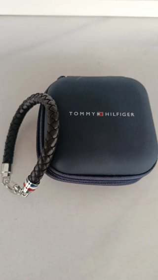 Pulsera Tommy Hilfiger Cuero Trenzado
