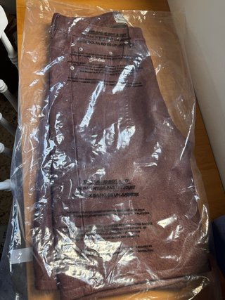 Pantalón Corto Cuero Corteiz Arduwear Rust Talla34