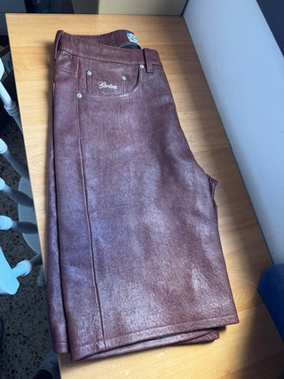 Pantalón Corto Cuero Corteiz Arduwear Rust Talla34