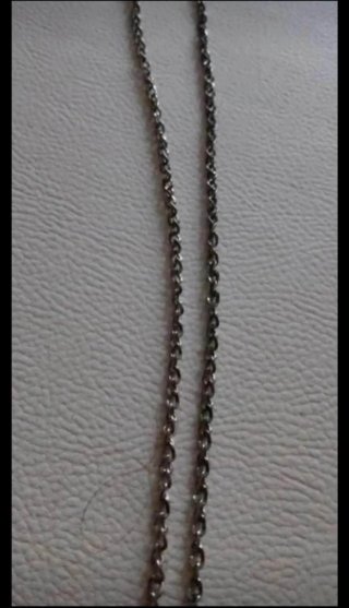Collana leggera metallo con ciondolo cuore