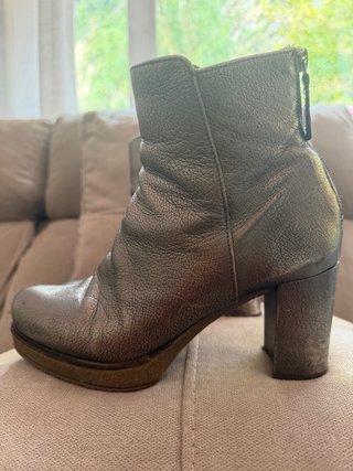 Botines Unisa Metalizados Talla 38