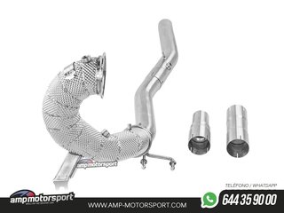 DOWNPIPE ALPHA COMPETITION PARA VW GOLF 8 R / AUDI S3 8Y 2020- - ANTITÉRMICO