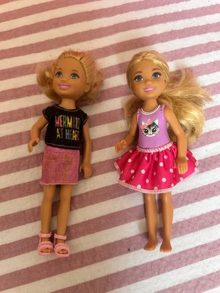 Lote 2 Muñecas Chelsea Barbie Mattel