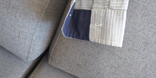 Camisa de rayas azul y blanco mujer