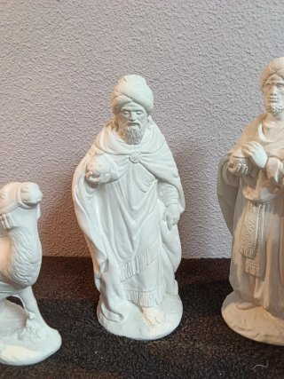 Reyes Magos Escayola con camello