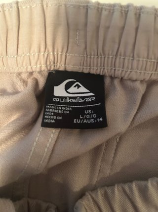 Pantalón Quiksilver beige largo