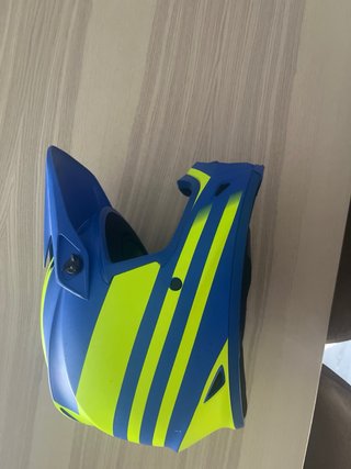 Casco Bell Motocross Enduro Azul/Amarillo talla M