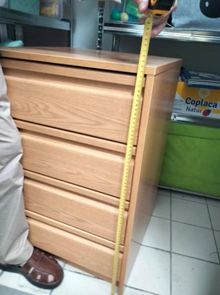 Cajonera madera 4 cajones amplios