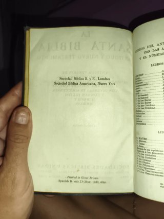 Antigua Santa Biblia (1959) - Edición Vintage
