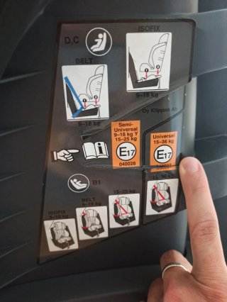 Silla de coche Klippan Triofix