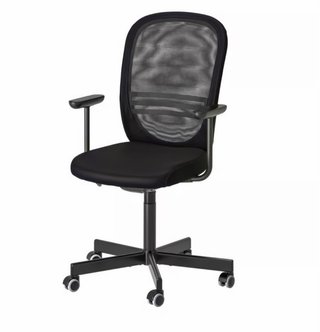 Silla de escritorio negra