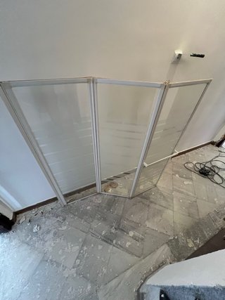 Puerta de baño de cristal