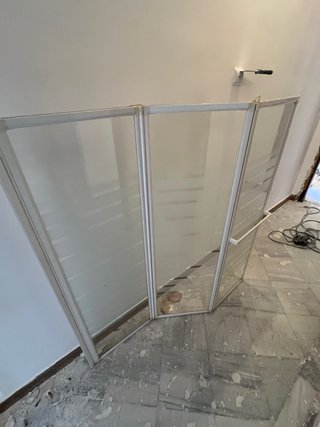 Puerta de baño de cristal