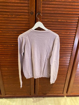 Jersey fino rosa con botones