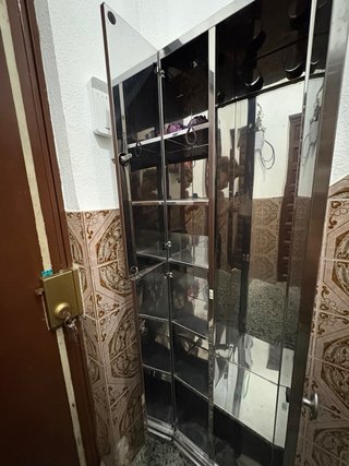 Mueble de baño metal y madera