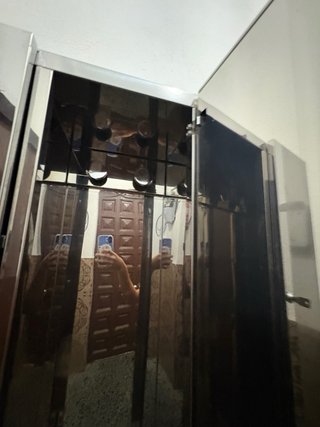 Mueble de baño metal y madera