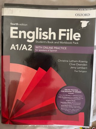 Libro Inglés English File 4th Ed. A1/A2