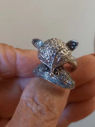 Anello Argento 925 Volpe