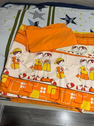 2 Fundas nórdicas infantiles  naranja
