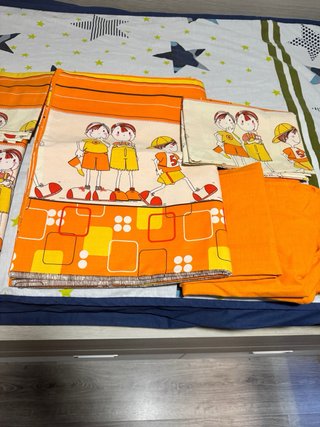 2 Fundas nórdicas infantiles  naranja