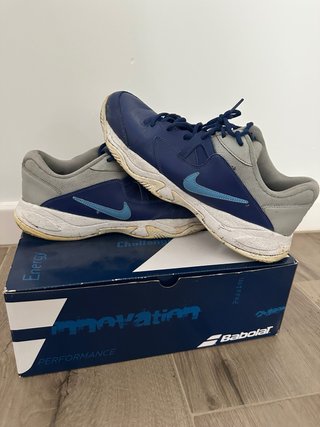 Zapatillas Padel Nike Talla 44 Azul/Gris