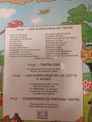 Colección completa de Tintin
