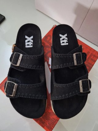 Xti Sandalias Negras Mujer