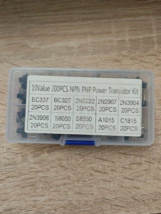 Kit Transistores NPN PNP 200uds