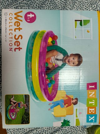 Piscina de bolas Intex Wet Set Collection