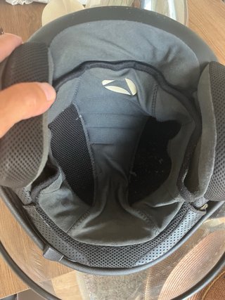 Casco de moto Momo Design negro talla M