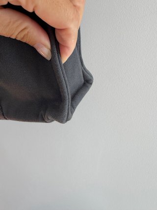 Bolso lona gris Hermes